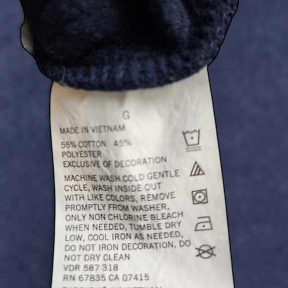 Navy Blue Quarter-Zip Sweater by Nautica - Picture 5 of 8